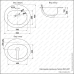Раковина MELANA MLN-307