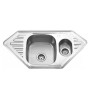 Мойка 9550C MELANA 0,8/180 1,5-я чаша врезная угловая (222 С t *7) Мойка 9550C MELANA 0,8/180 1,5-я чаша врезная угловая (222 С t *7)