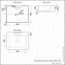 Раковина MELANA MLN-7291(A211)